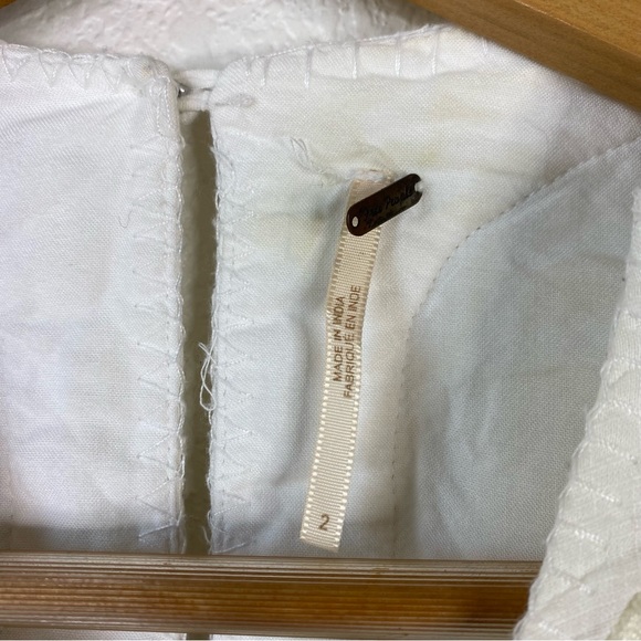 Free People White Birds of a Feather Embroidered Mini Dress - Picture 5 of 11